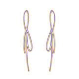 Pendientes colgantes geométricos de moda para mujer, colgantes de diseño de marca, joyería de acero acrílico para vacaciones en la playa bohemia de verano
