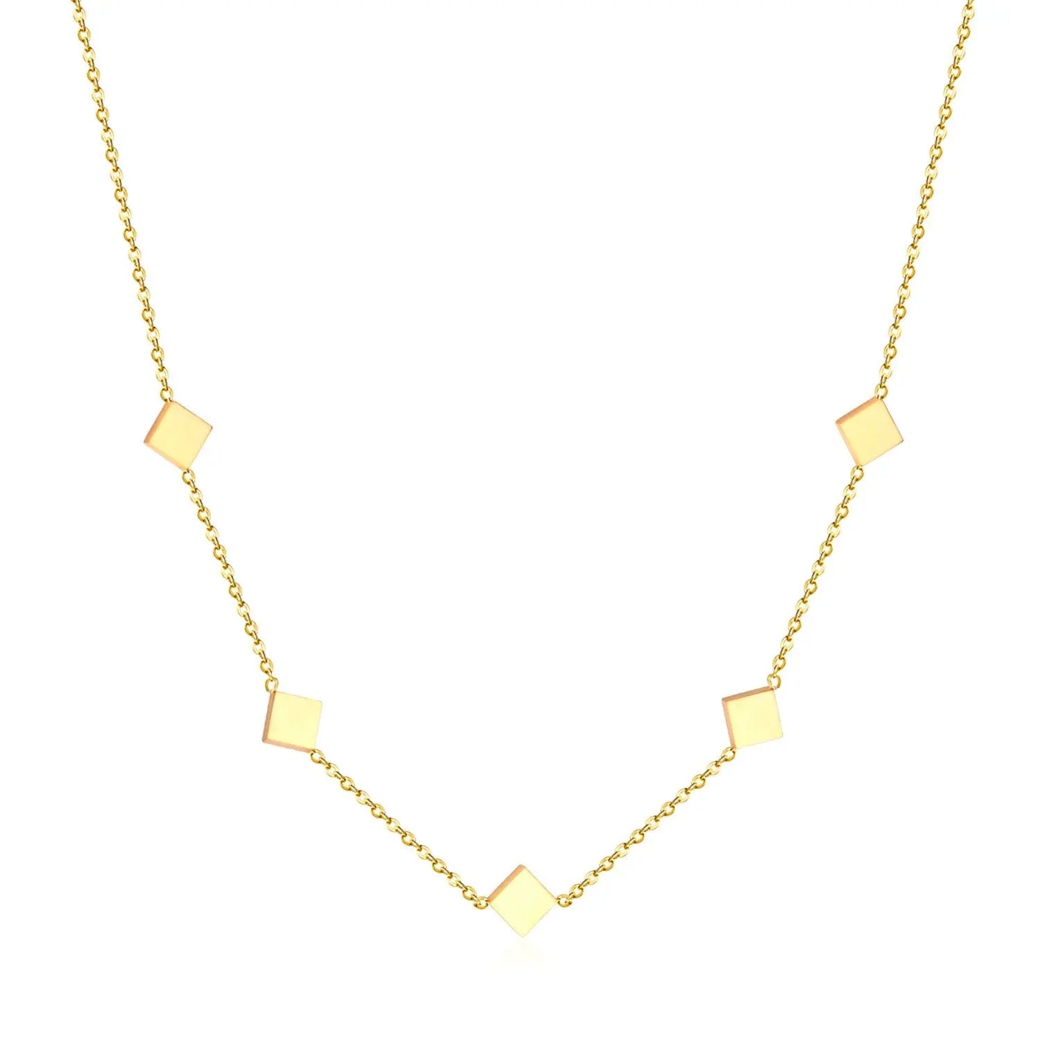 Collier Choker 8mm Pendant Babygirl Gold Chain Necklace For Women Men Jewelry Stainless Steel Necklaces Set asonjewelry