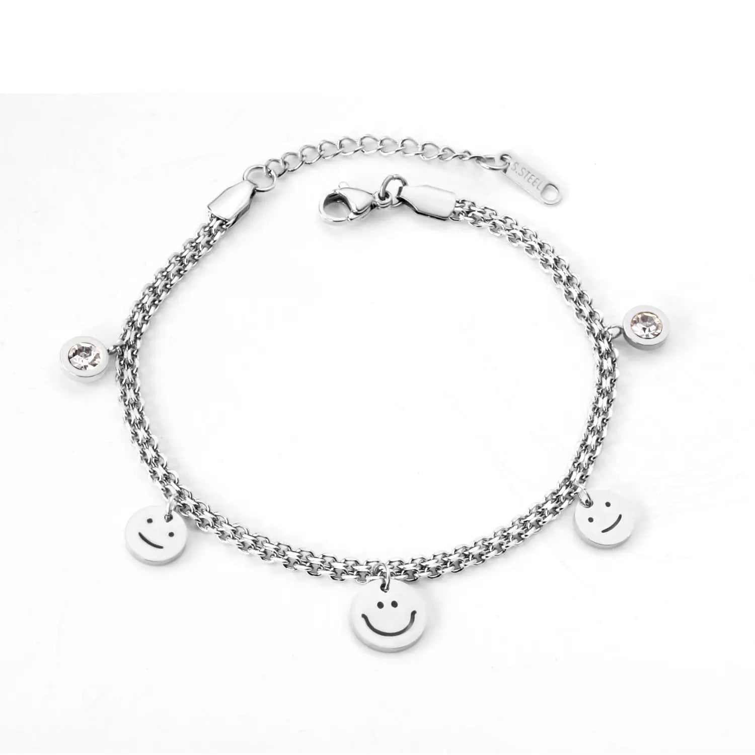 2022 Office Ladies Decor Heart Bracelets Charm Steel Gold Girls Chunky Chain Braclet For Women Valentines Gift Hand asonjewelry