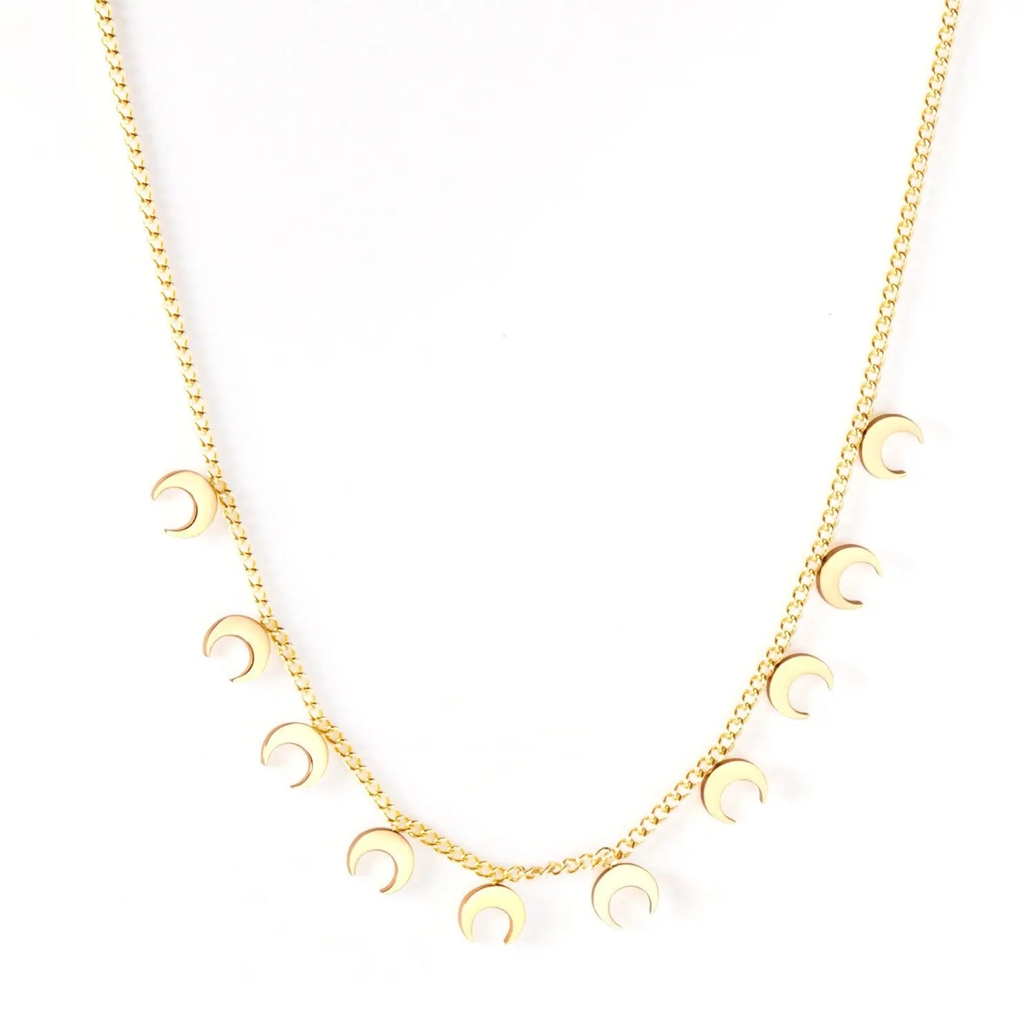 Bohemia Star Collier Elegant Stainless Steel Jewelry Flash Women's Chains Necklaces Office Lady Collars asonjewelry