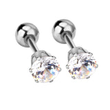 Boucles d'oreilles à vis à bille 3-5mm pour femmes, bijoux à la mode pour enfants, piercing en cristal, boucles d'oreilles pendientes brincos