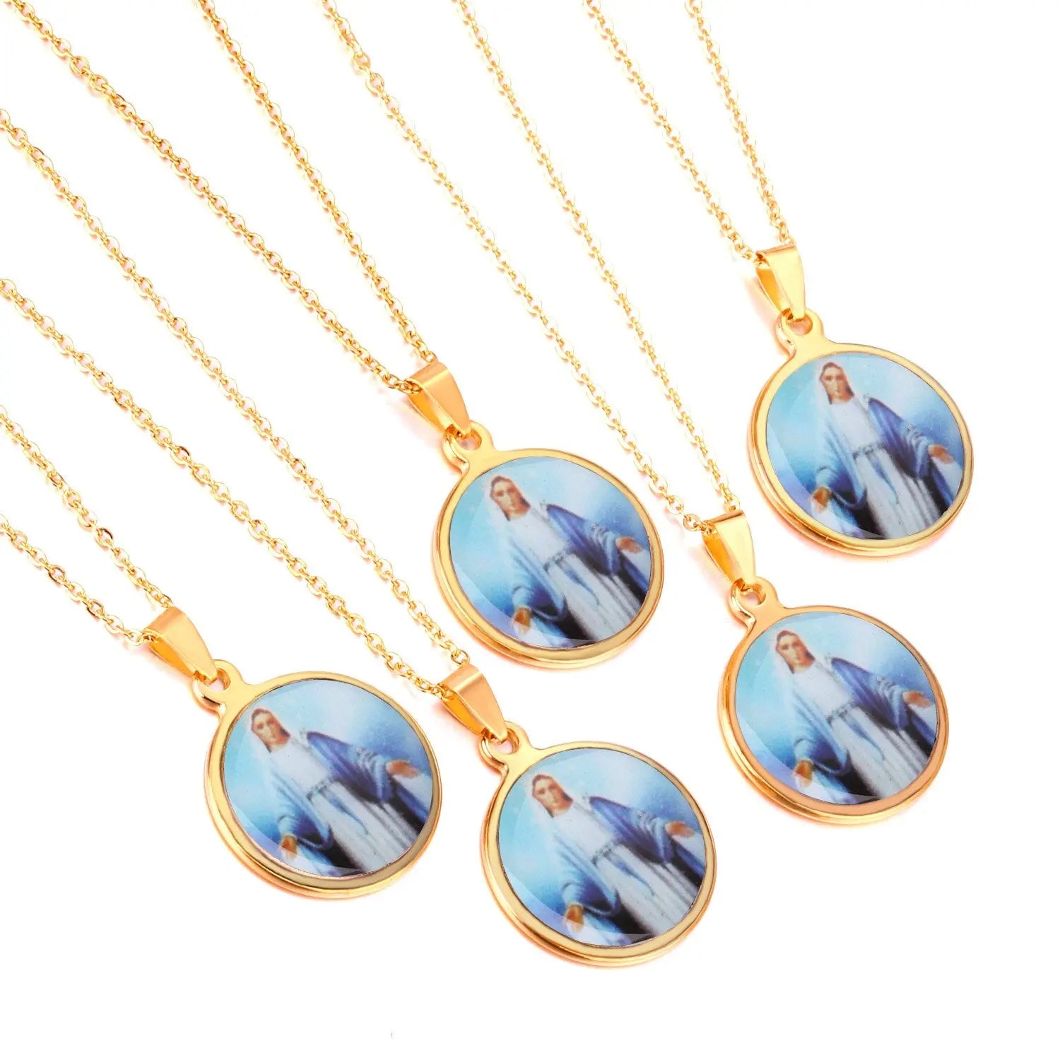 Lot Pendant Necklace Christianity Jewelry asonjewelry