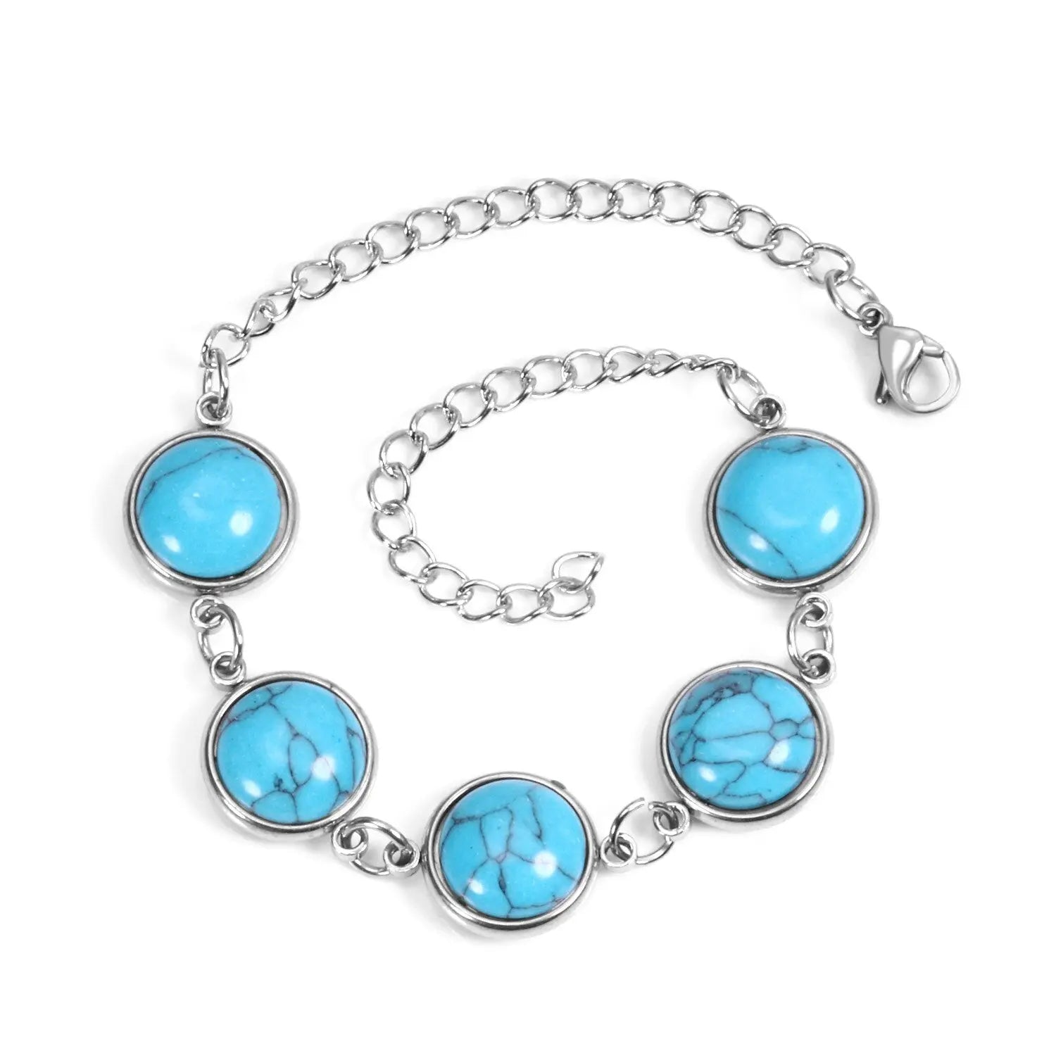 Green red rineston zircon chain bracelet charms stainless steel bracelet & bangle gold vacuum bracelets pulseras asonjewelry