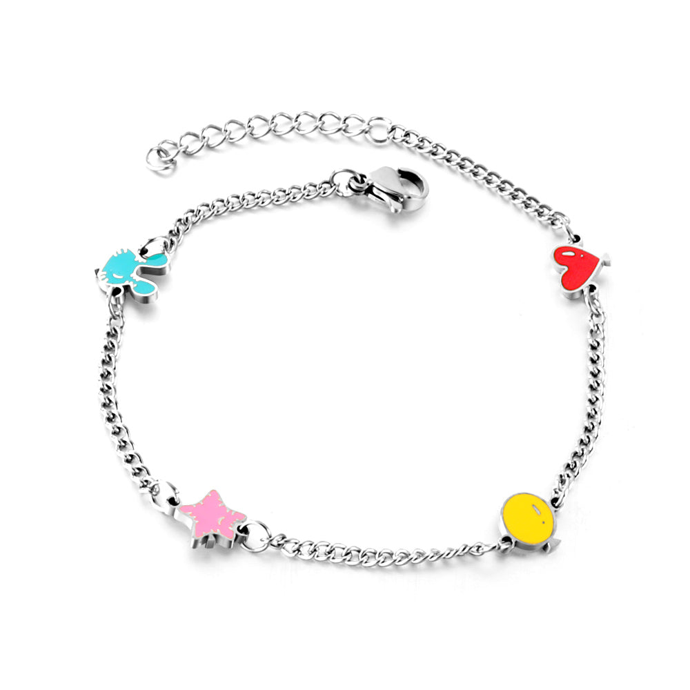 Rabbit+Star+Balloon+Heart-shaped Mixed Color Accessories Bracelet asonjewelry