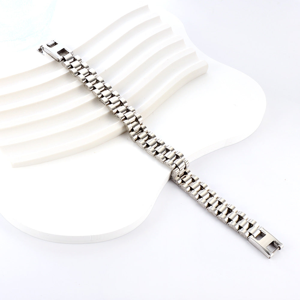 New Fashion Stainless Steel H Chain Buckle Bracelet