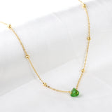New Fashion Shaped Mixed-Color Zircon Necklace(Color Random Delivery)