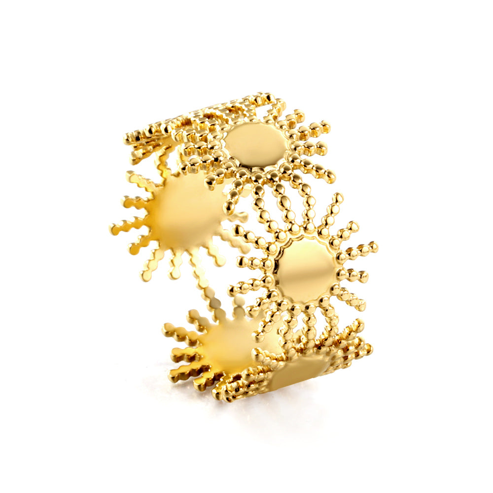 2023 New Fashion Multiple Suns Shaped Ring