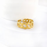 2023 New Fashion Multiple Circles Ring For Women