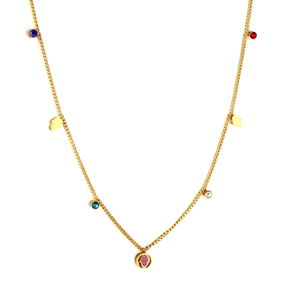 Blue Turkish Eyes Jewelry Evil Eyes Necklaces For Woman Stainless Steel Choker Fashion Aesthetic Eyes Strange Thing asonjewelry