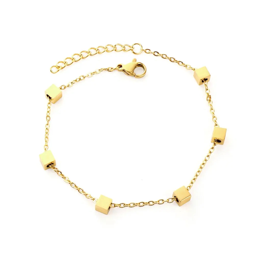 Boho Classic Woman's Bracelets Beads Chains Wrist Jewerly For Woman Simple Design Gold Plated Star Charms My Orders asonjewelry
