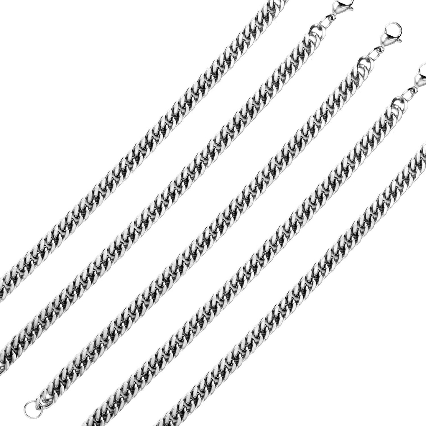 ASON 7mm Stainless Steel Bracelet Bangle for Men Women Party Gift Wholesale Fashion Jewelry asonjewelry