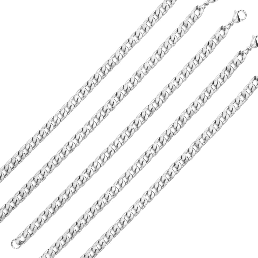 ASON 8mm Stainless Steel Stripe Bracelet Bangle for Men Women Party Gift Wholesale Fashion Jewelry