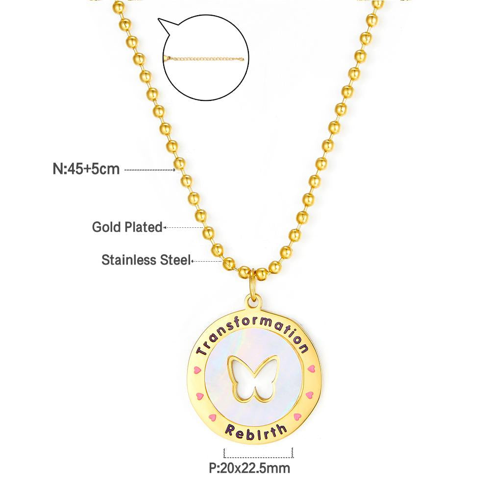 Stainless Steel Round Heart Shape Lover Pendant Necklace No Fade Snake Chains Necklace Collars Party Wedding Wholesale