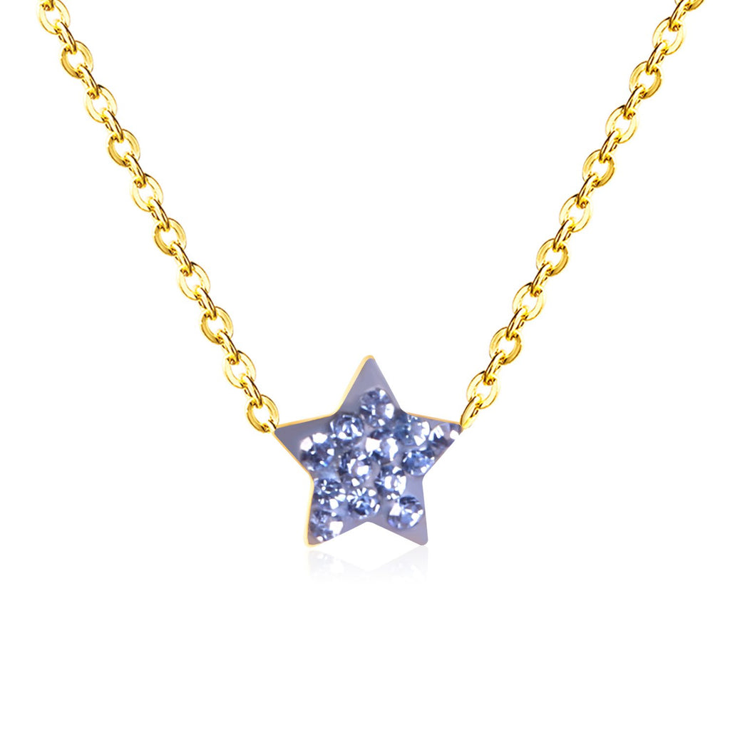 ASON Star Pendants Clay Jewelry Women Statement Long Necklace Pendant Gold 316LStainless Steel Chain Necklaces Pendants Set