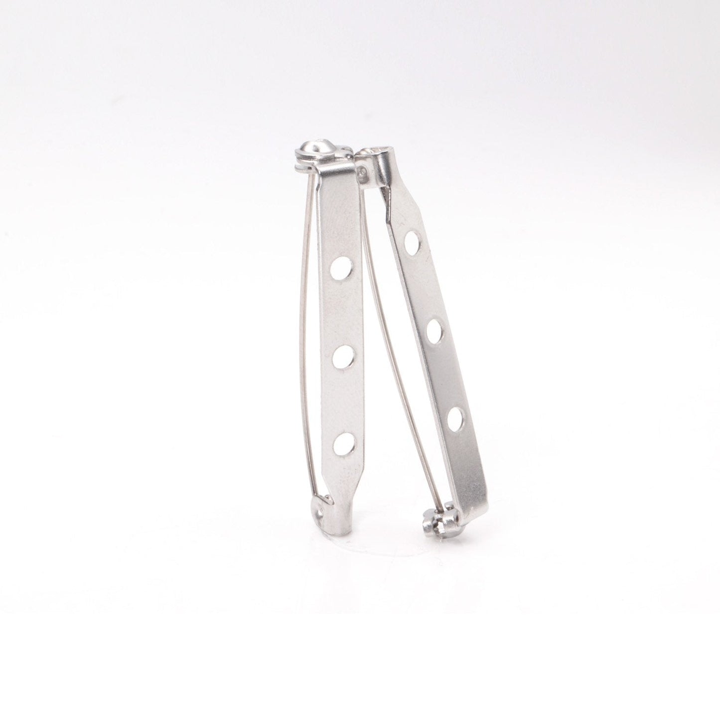 ASON 50pcs/lot Collar Pins Base Brooch Safety 316L Stainless Steel Brooch Base Accessories Scarf Pins Jewelry Making Supplies asonjewelry