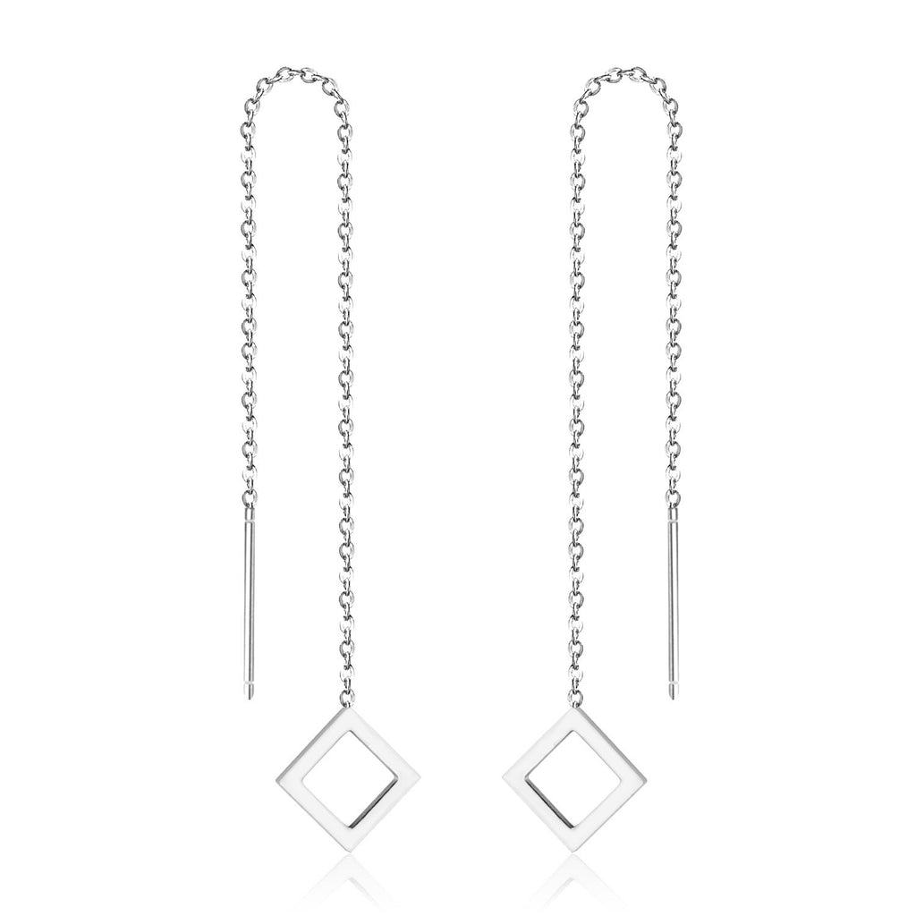 ASON Korean Statement Long Tassel Drop Dangle Earrings 2022 for Women Stainless Steel Earring Set Female Fashion Jewelry