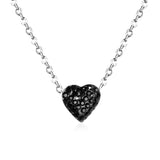ASON Clay Heart Pendant Necklaces 12 Colors Stainless Steel Gold Color Chains Necklaces Lover's Party Wedding Gift Chokers