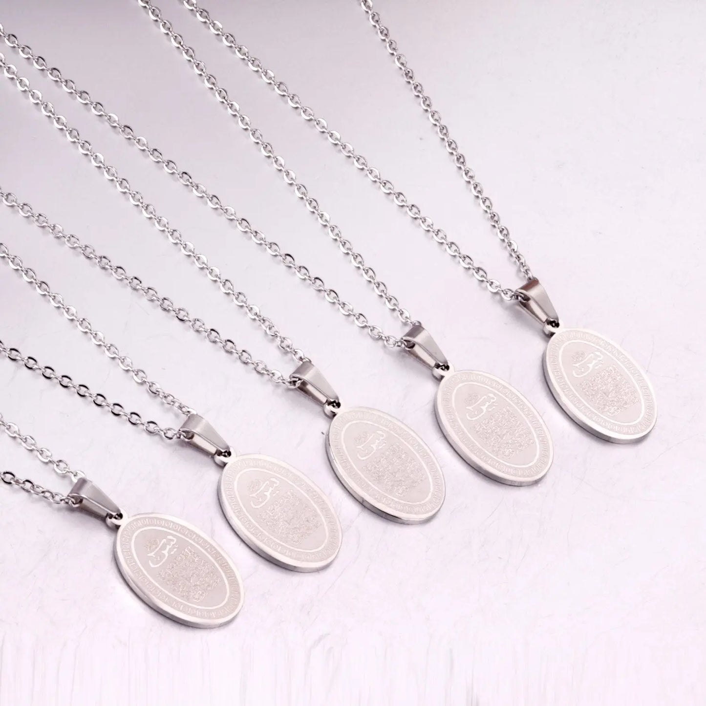 Muslim Scriptures Pendant Necklace Gold-color Necklace Women Jewelry asonjewelry