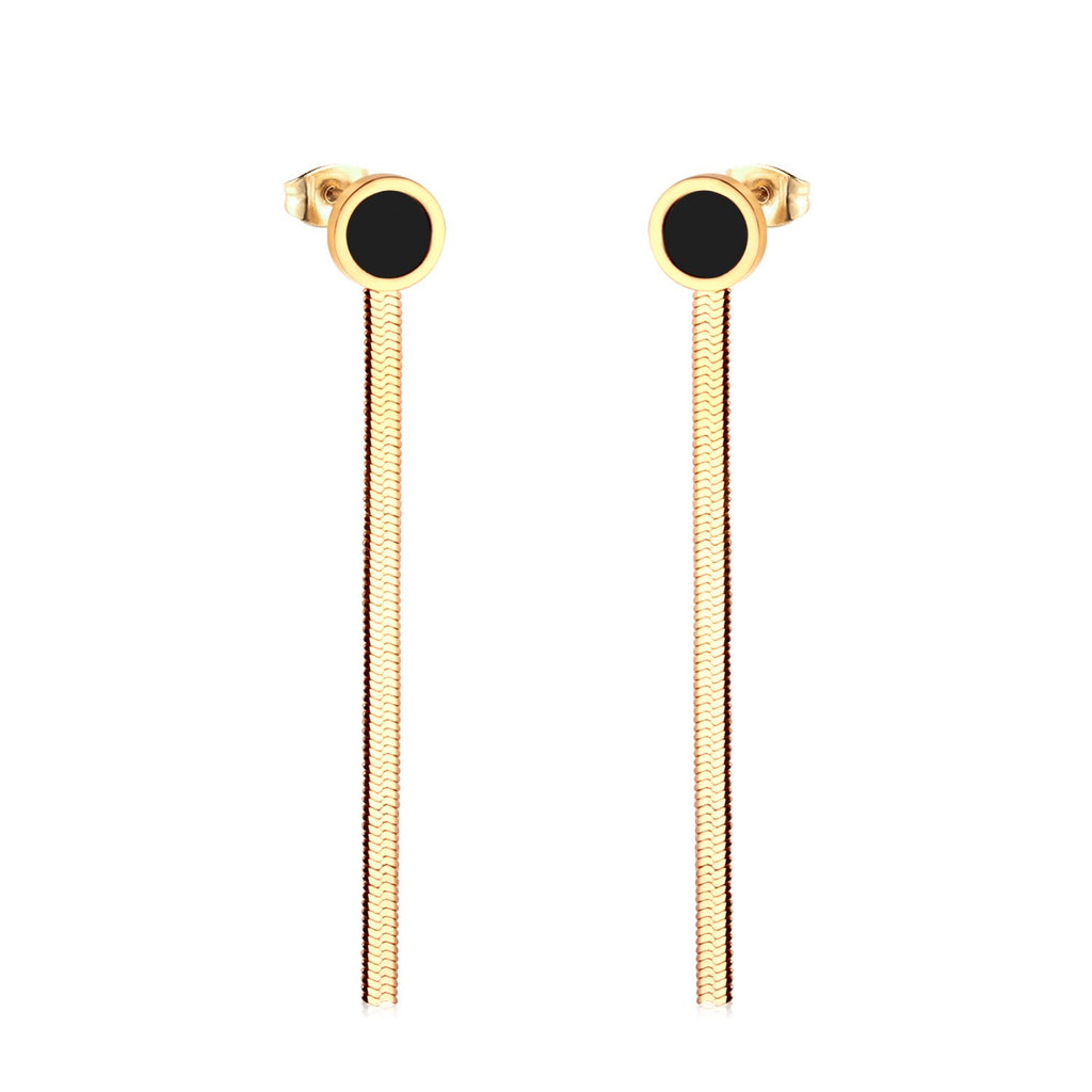 Boucles d'oreilles coréennes en acier inoxydable, coquille ronde, goutte et pendante, ensemble de boucles d'oreilles pour femmes, bijoux à la mode, Aretes Brincos, 2020