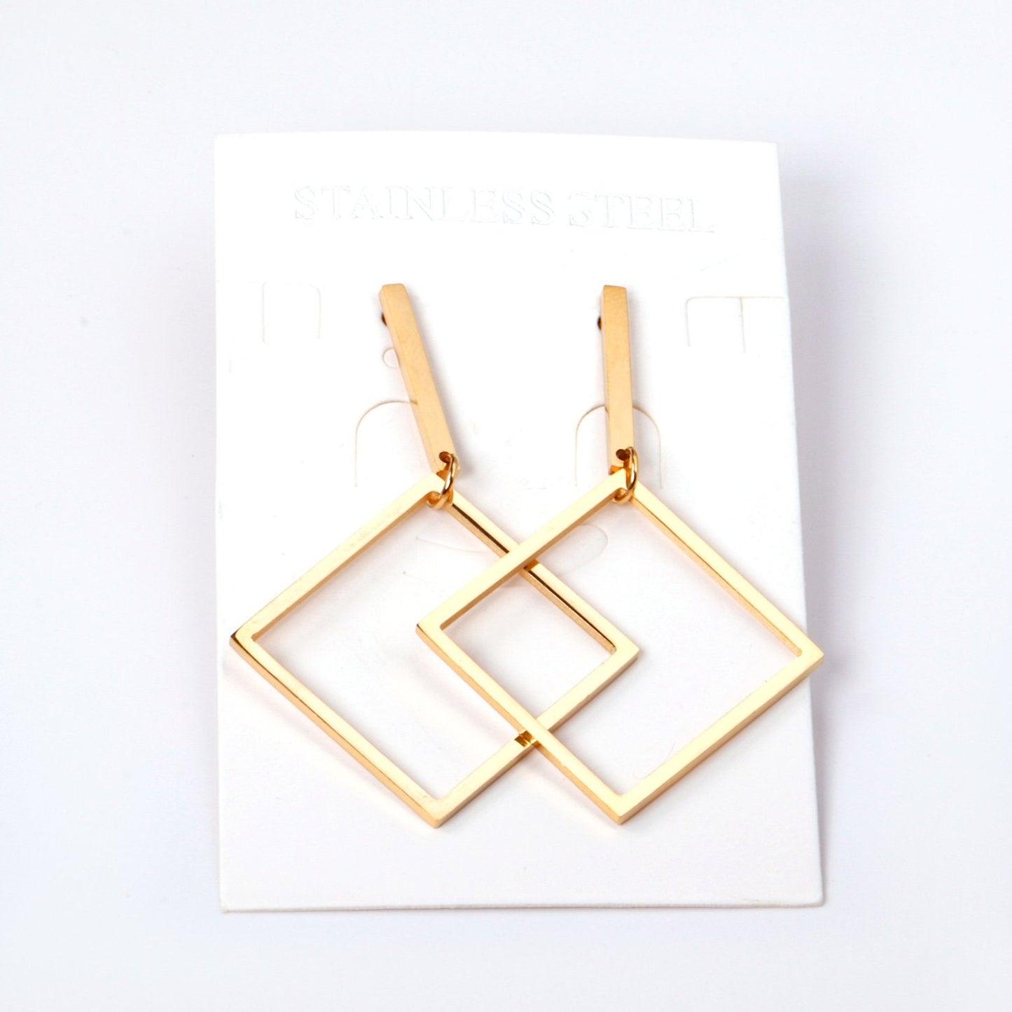 ASON Earrings for Women Gold Color Geometry Dangle Drop Earrings Stainless Steel Accessories Bijoux Party Dropshipping Gift asonjewelry