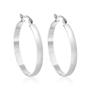 ASON Big Circle Round Piercing Hoops Earrings Size 10mm-40mm for Women Gold Color For Women  Accessories Brincon Students