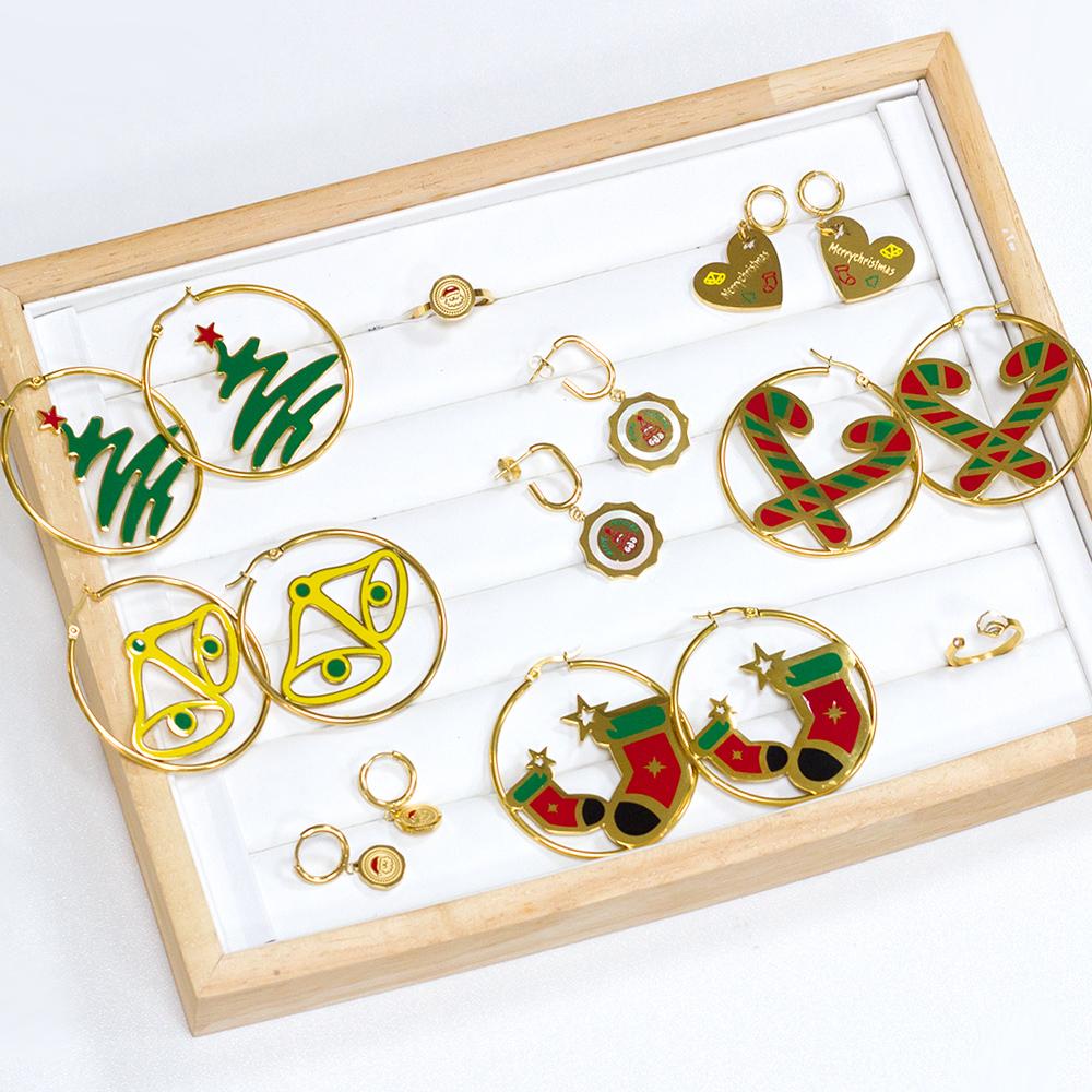 ASON Fashion Gold Color Heart Drop Earrings Jewelry Stainless Steel Dangle Earring for Women Christmas Gift Accessory asonjewelry