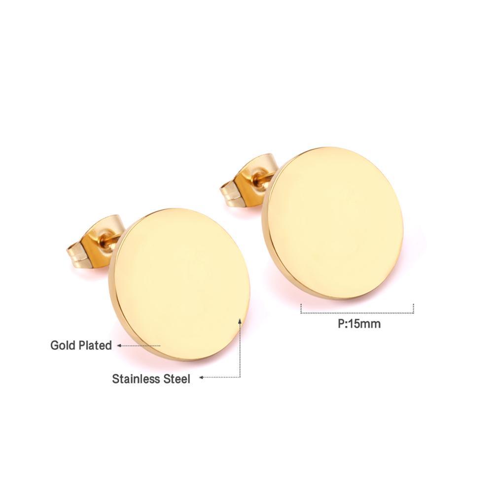 Pendientes redondos de corazón, Pendientes pequeños de acero inoxidable 316L, Pendientes brincos para mujeres y niñas, oorbellen
