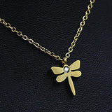 Fashion Pendants Necklaces For Women Girl Baby Gold Insect Choker Link Chain Pendant Necklace-201701