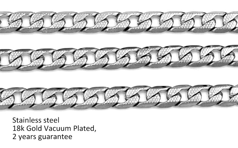 Fashion 6mm & 8mm &10mm mixed color & steel color inside star pattern long necklace DIY matching chain asonjewelry