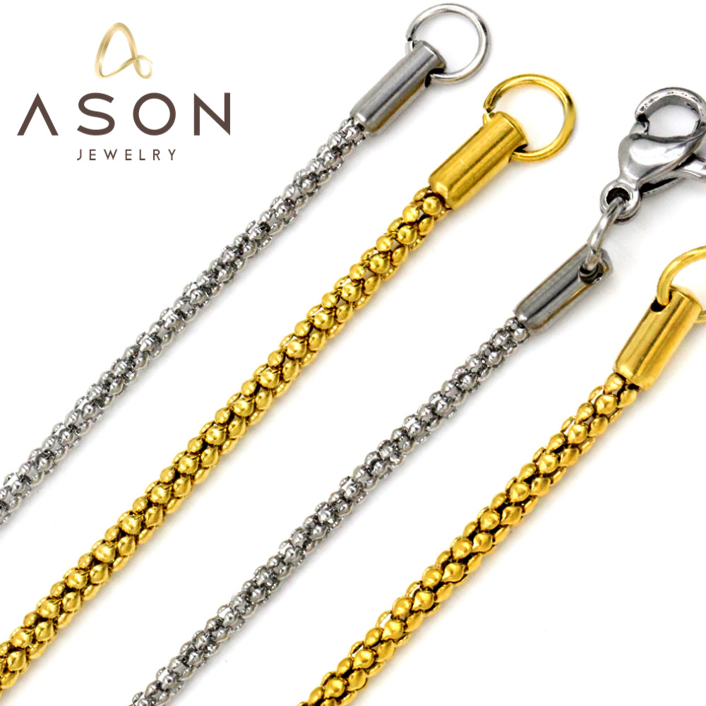 ASON 10pcs / 2mm*45~60cm Corn With Chain asonjewelry