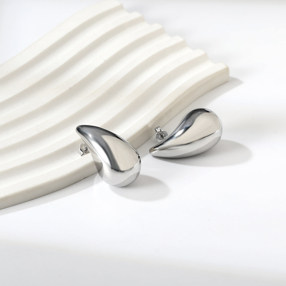 Spring 2024 20mm~30mm Drop Oval Earrings asonjewelry