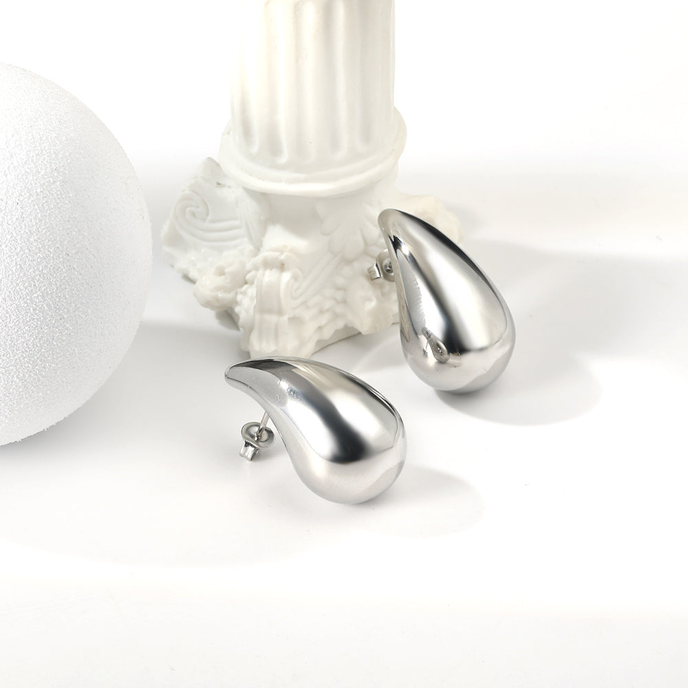 Spring 2024 20mm~30mm Drop Oval Earrings asonjewelry