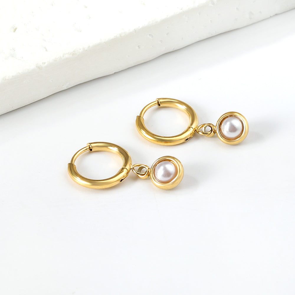 1.6x11mm circle and semi-circle stud earrings asonjewelry