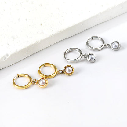 1.6x11mm circle and semi-circle stud earrings asonjewelry
