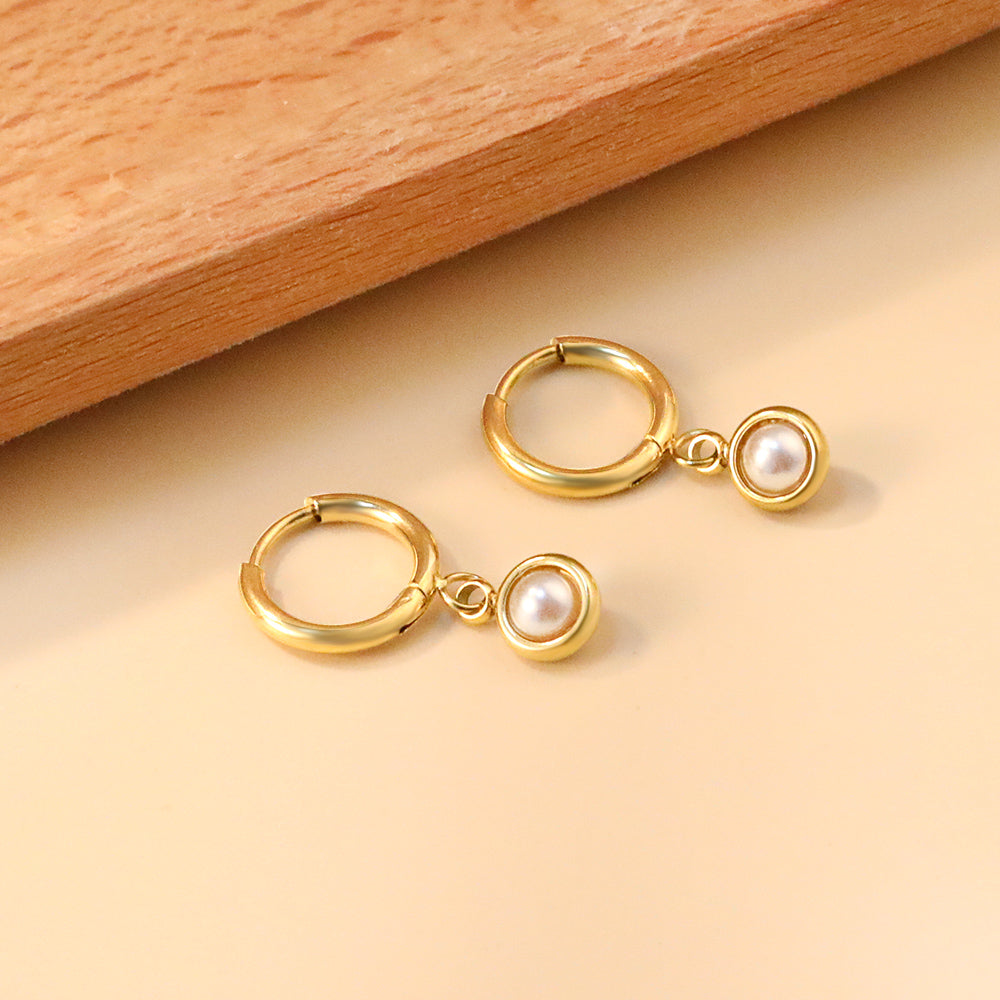 1.6x11mm circle and semi-circle stud earrings asonjewelry