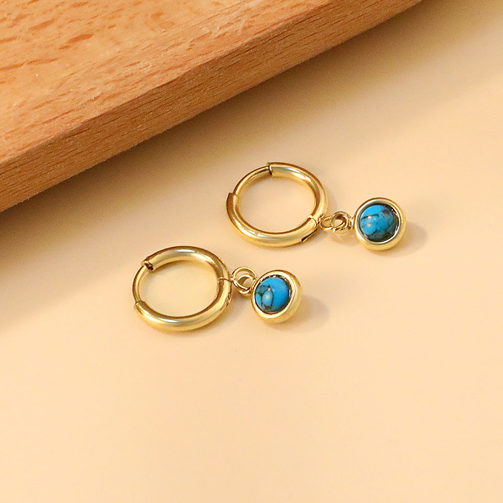 1.6x11mm circle and semi-circle stud earrings asonjewelry