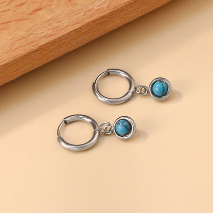 1.6x11mm circle and semi-circle stud earrings asonjewelry