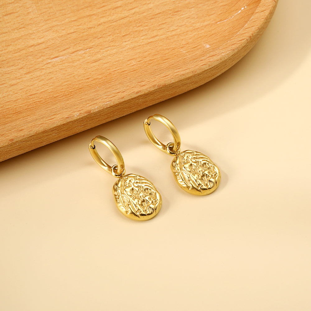 2x12.7mm circle with shaped earrings asonjewelry