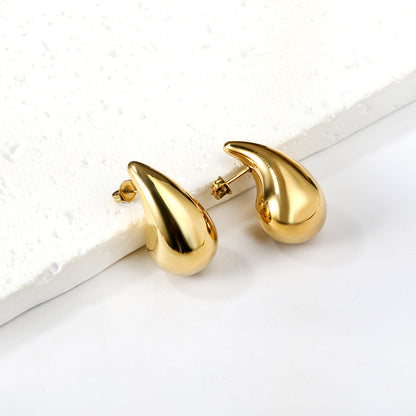 Spring 2024 20mm~30mm Drop Oval Earrings asonjewelry