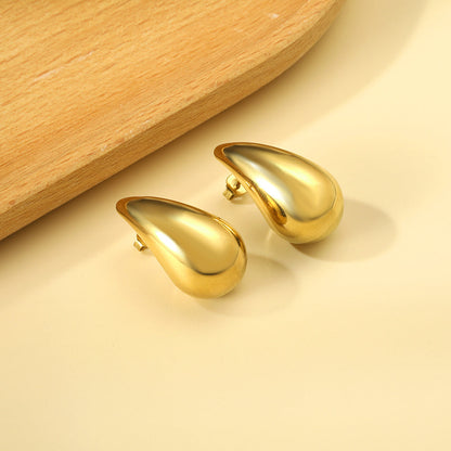 Spring 2024 20mm~30mm Drop Oval Earrings asonjewelry