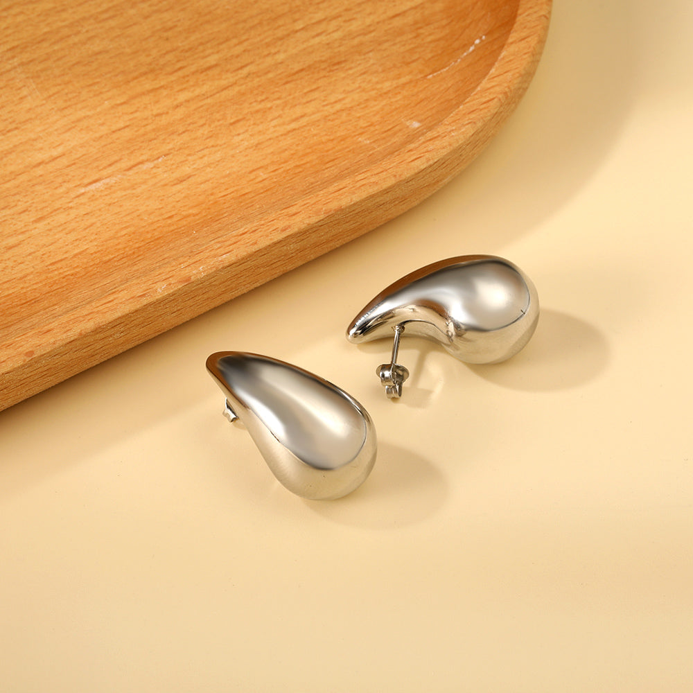 Spring 2024 20mm~30mm Drop Oval Earrings asonjewelry