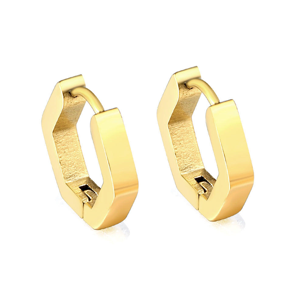 Hexagonal ear buckle 2.9*16*14.3mm asonjewelry
