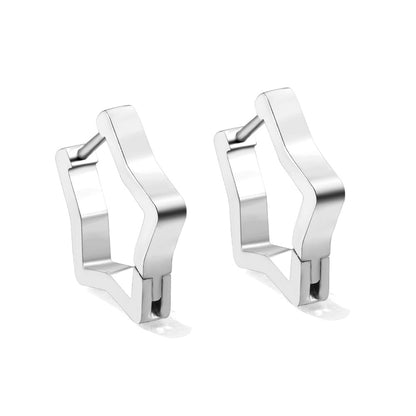 Star earrings 2.8*18*17.7mm asonjewelry