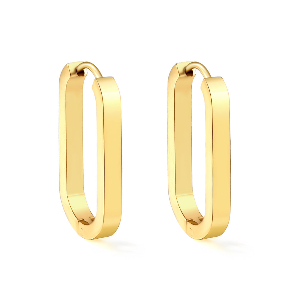 Oval ear buckle 2.8*14*25.7mm asonjewelry