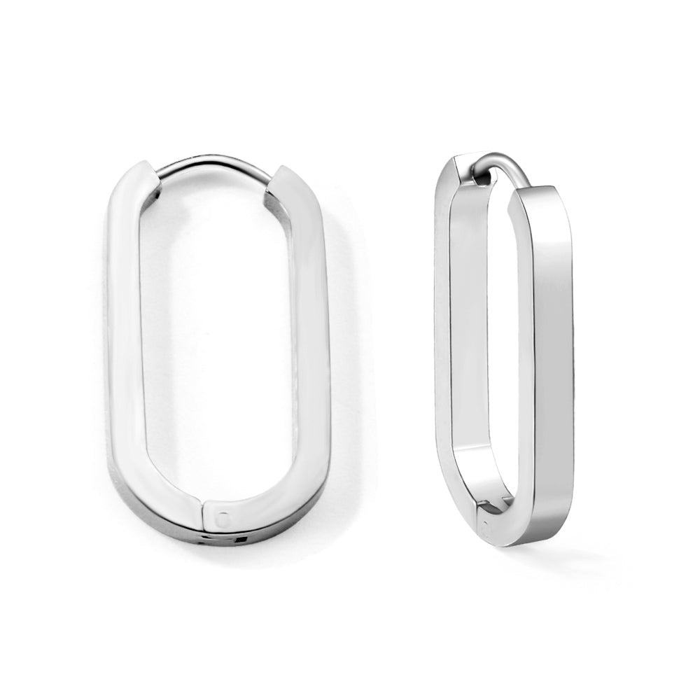 Oval ear buckle 2.8*14*25.7mm asonjewelry