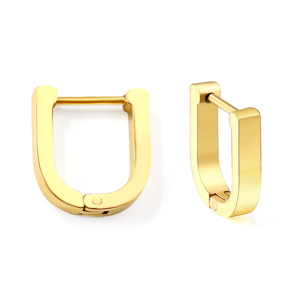U-shaped ear buckle 2.8*12.6*14mm asonjewelry