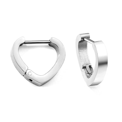 Heart-shaped earrings 2.8*15.4*13.8mm asonjewelry