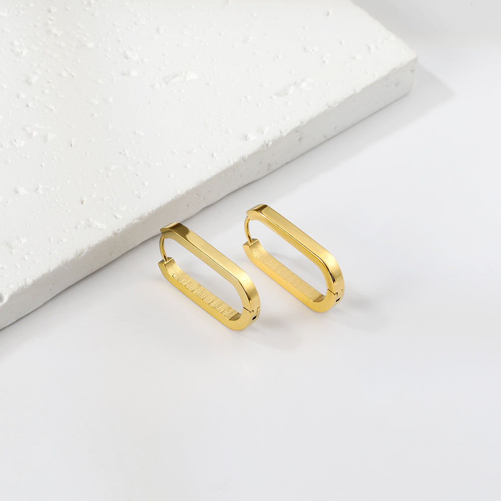 Oval ear buckle 2.8*14*25.7mm asonjewelry