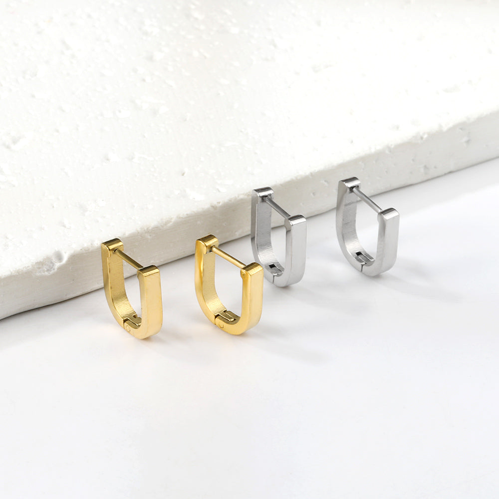 U-shaped ear buckle 2.8*12.6*14mm asonjewelry