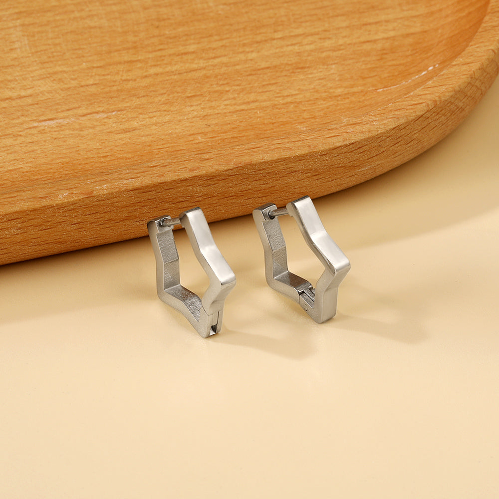 Star earrings 2.8*18*17.7mm asonjewelry